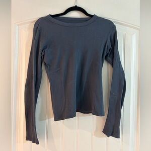 Brandy Melville waffle long sleeve top